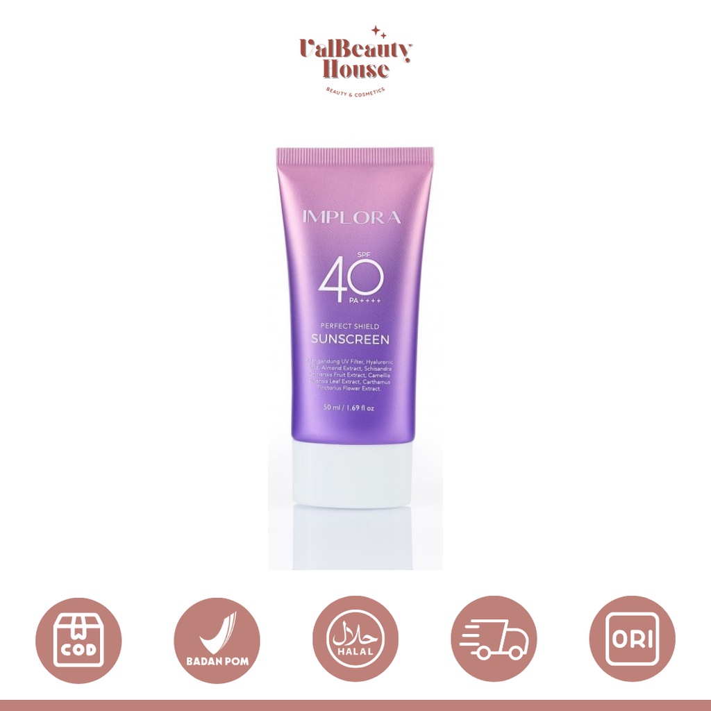 Implora - Perfect Shield Sunscreen - SPF 40 PA+++ - 50ml (ORIGINAL)