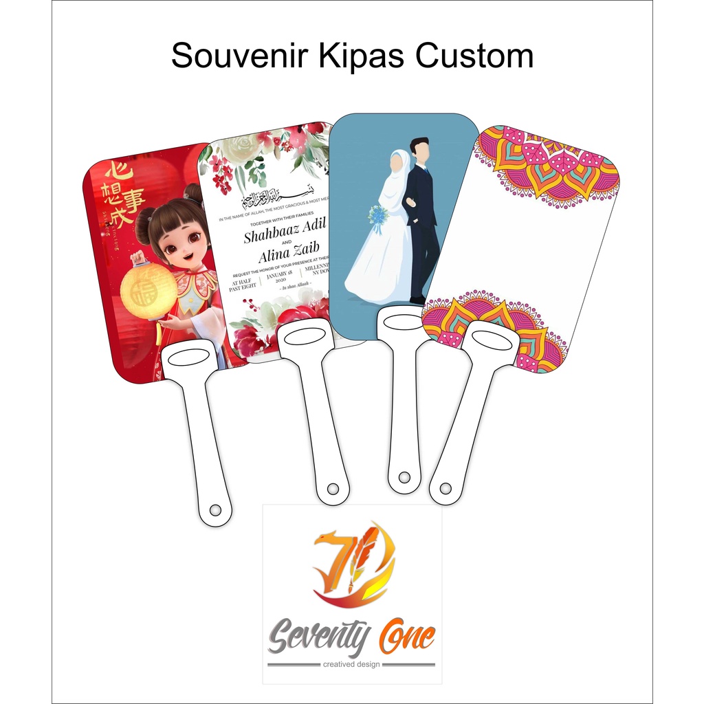 Souvenir Kipas Custom