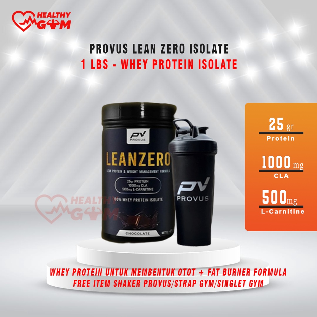 PROVUS Lean Zero Isolate 1 Lbs Whey Protein Isolate + Weight Formula