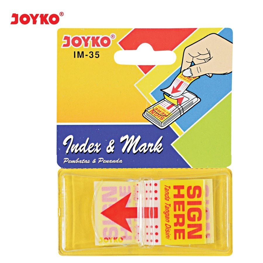 Index & Mark SIGN HERE Joyko IM-35 #