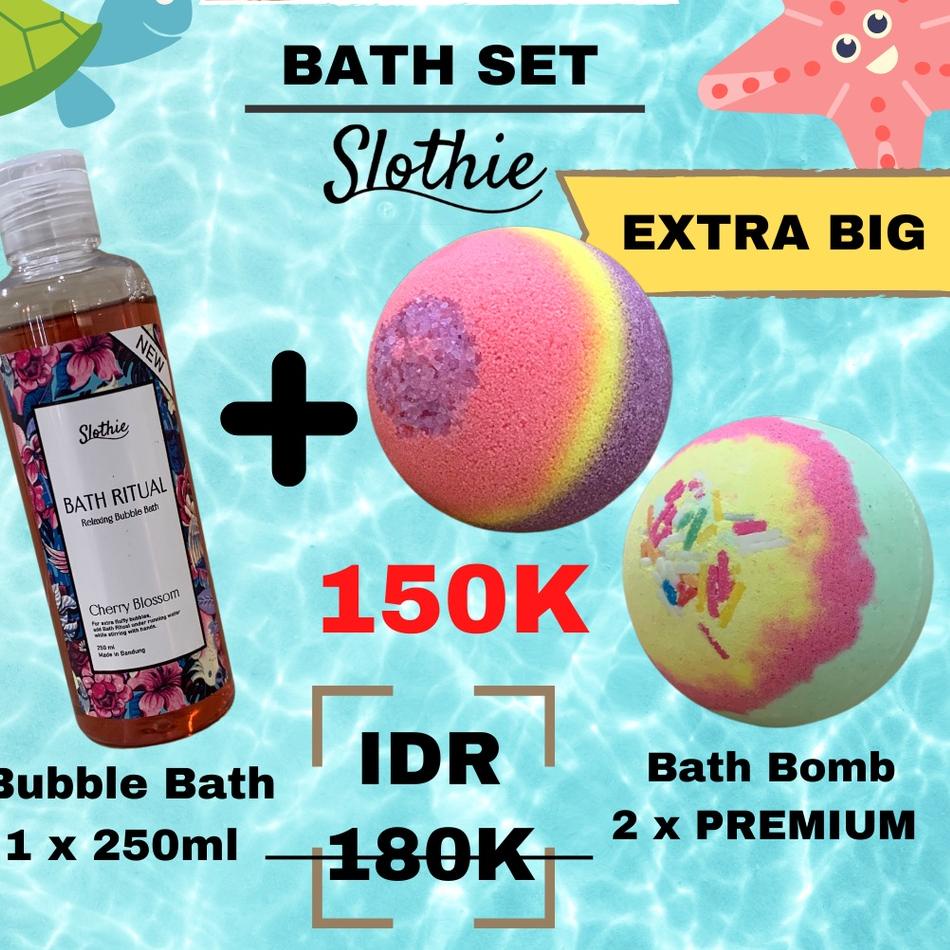 ◙ Bath Package | PREMIUM | Bath Bomb Anak + Bubble Bath ➢