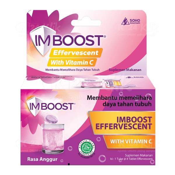 IMBOOST EFFERVESCENT RASA ANGGUR @8 TABLET