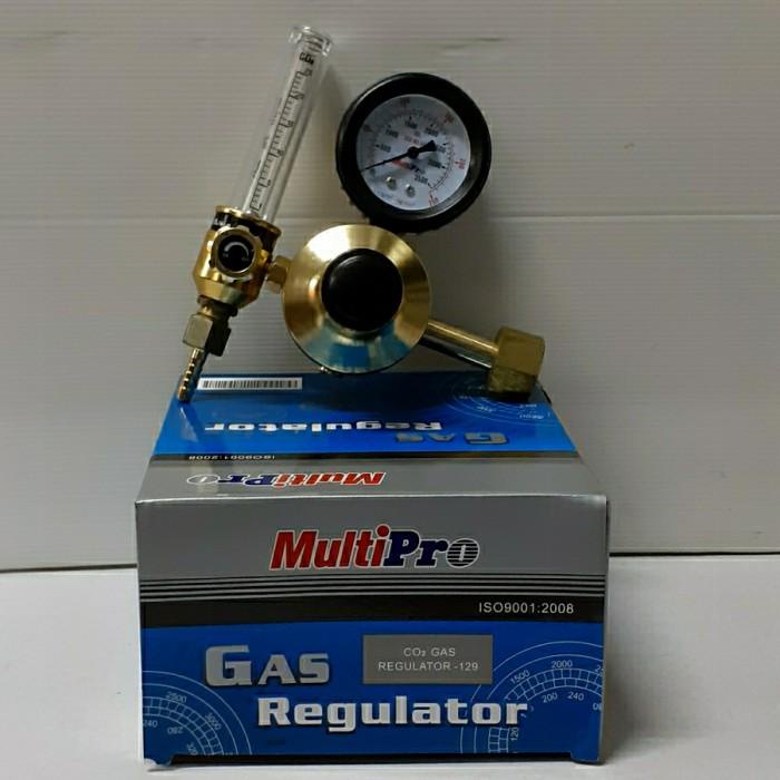 Terlaris Multipro Regulator Las Co2 + Flow Meter Multipro 129