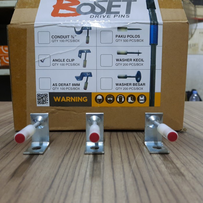 Boset Pin Angle Clip Merah