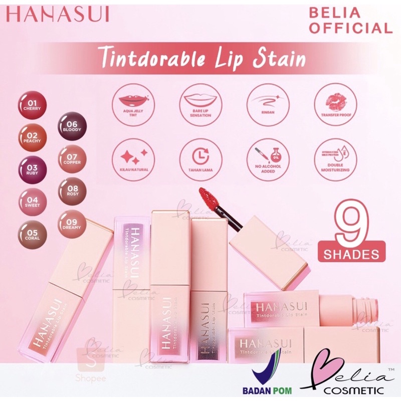 Hanasui Tintdorable Lip Stain