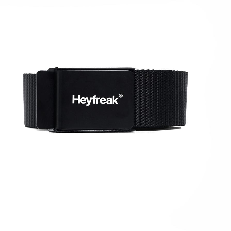 ❆ Heyfreak Belt bed basic Logo Black ❈