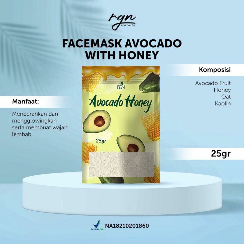 FACEMASK RGN AVOCADO HONEY