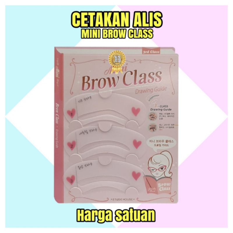 Cetakan Alis Mini Brow Class (Satuan)