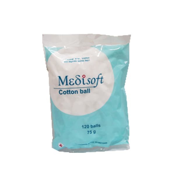 MEDISOFT COTTON BALL 120 BALLS
