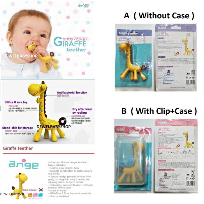 Terlaris Teether Ange Giraffe