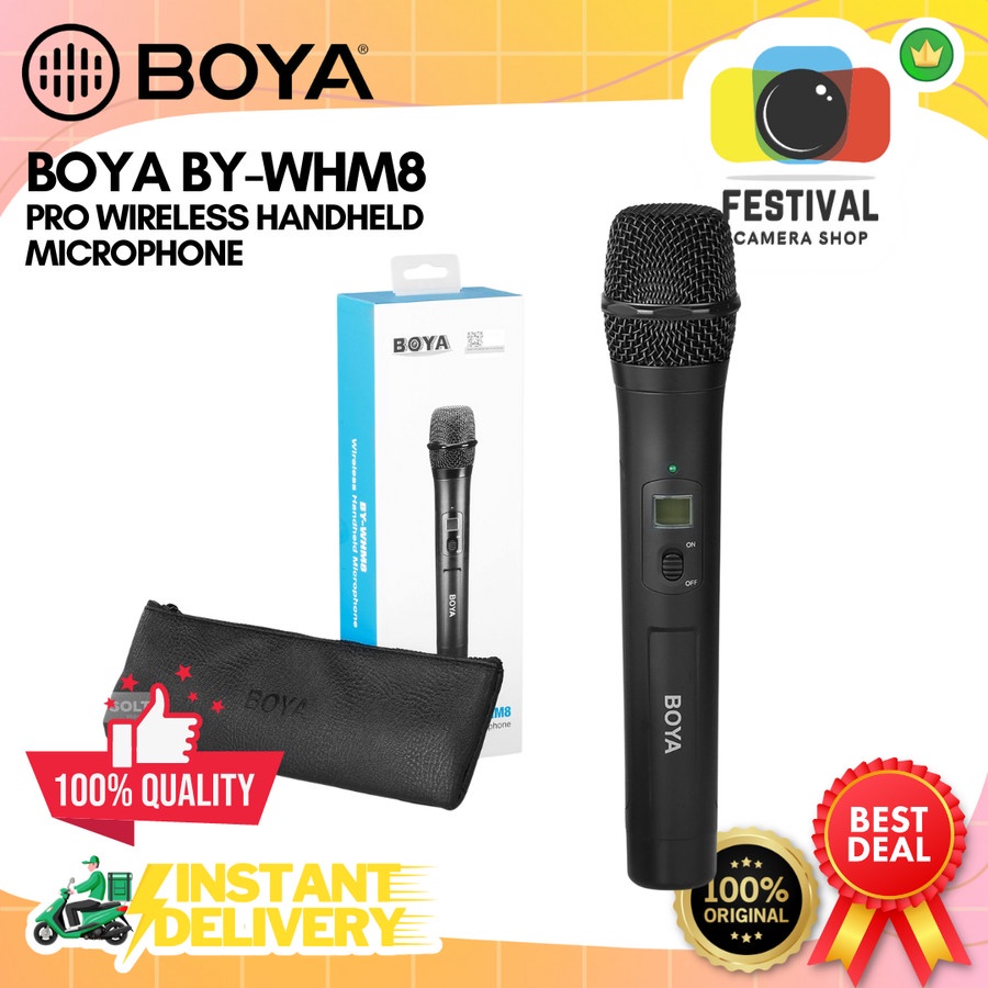 Boya BY-WHM8 Pro Wireless Handheld Microphone