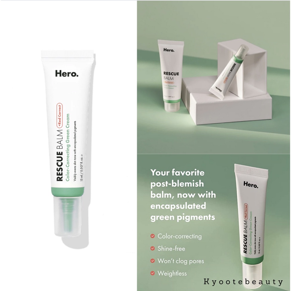 Hero Cosmetics Rescue Balm +Red Correct
