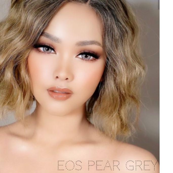 ☊ Softlens Eos Pear Grey / Brown ( Normal & Minus ) ۝