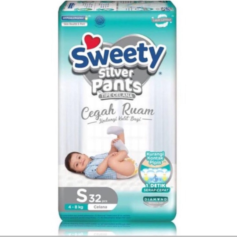 SWEETY SILVER PANTS