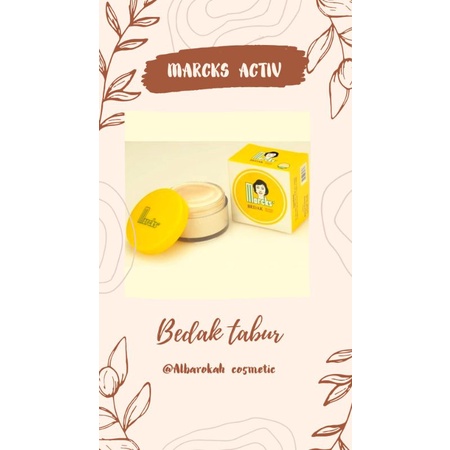 Marcks Active Bedak Tabur 20gr