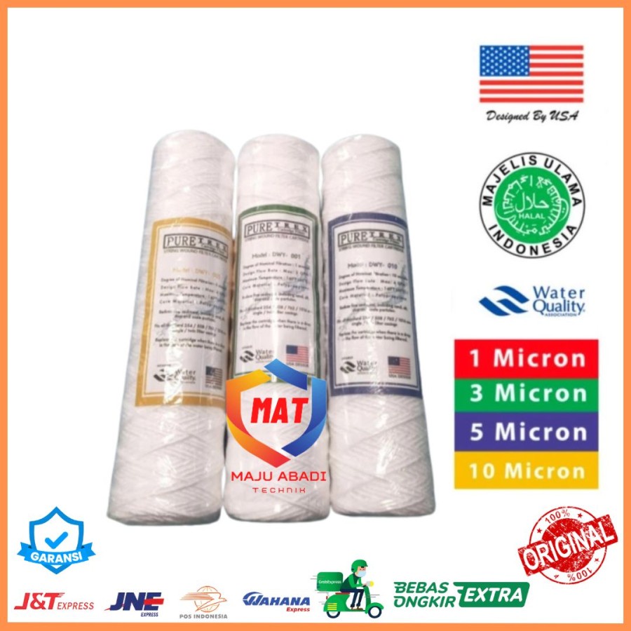 Filter Benang / String Wound Sediment Filter 10in 10 Micron