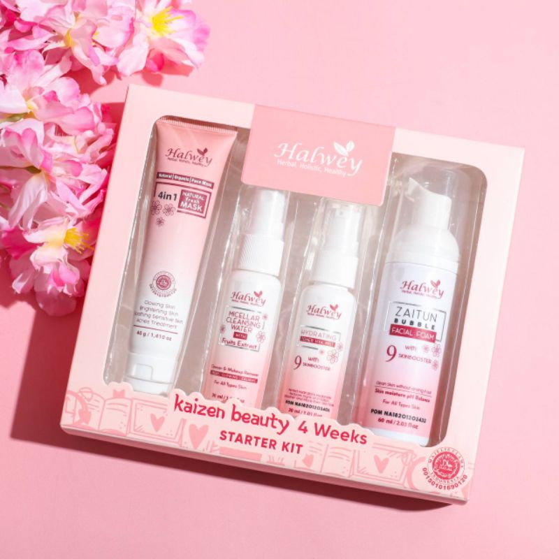 Halwey kaizen beauty 4Week Starter kit