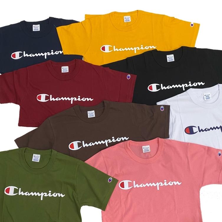 Terbaru Champion Script Tee Original C3-P302