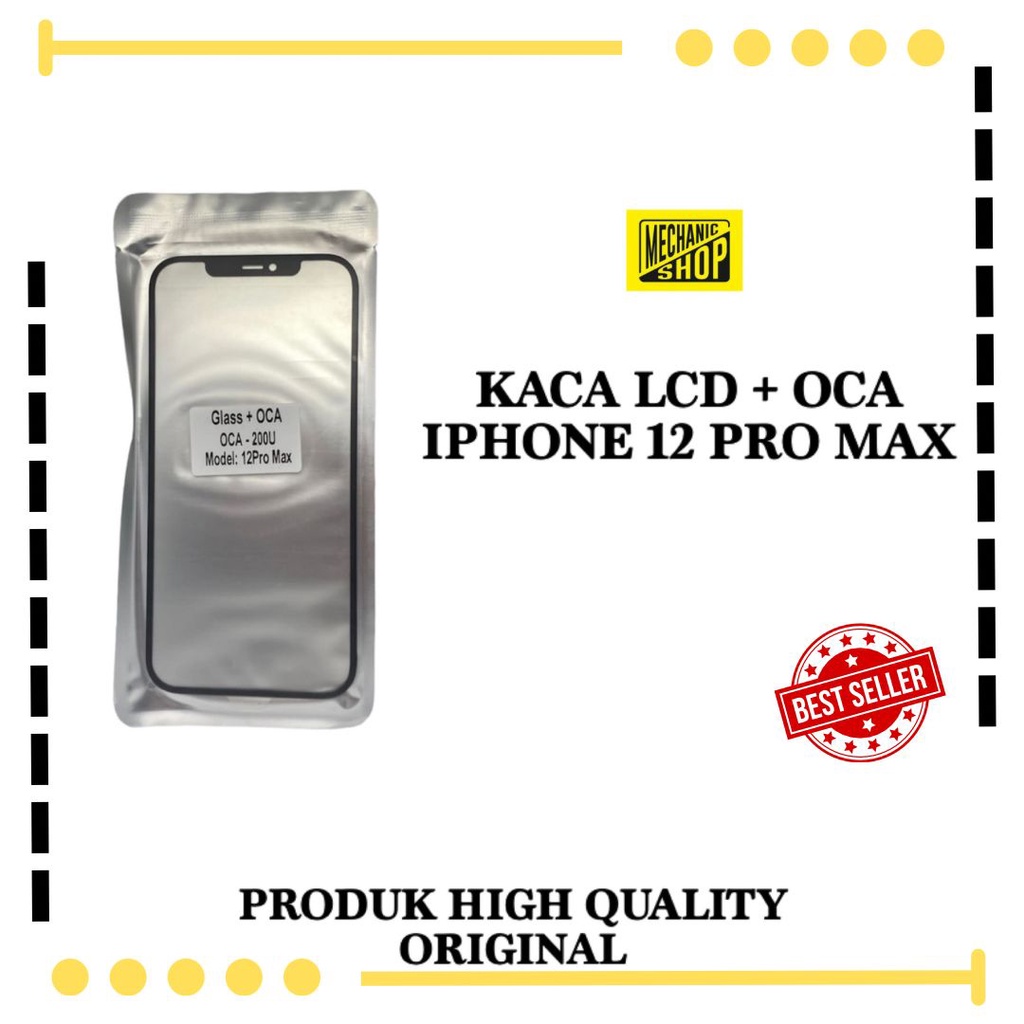 KACA LCD / GLASS IPHONE 12 PRO MAX + OCA