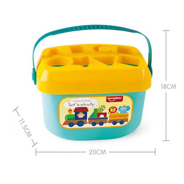 Baby My First Block Shape Sorting Toys Mainan Bayi Shape Sorting
