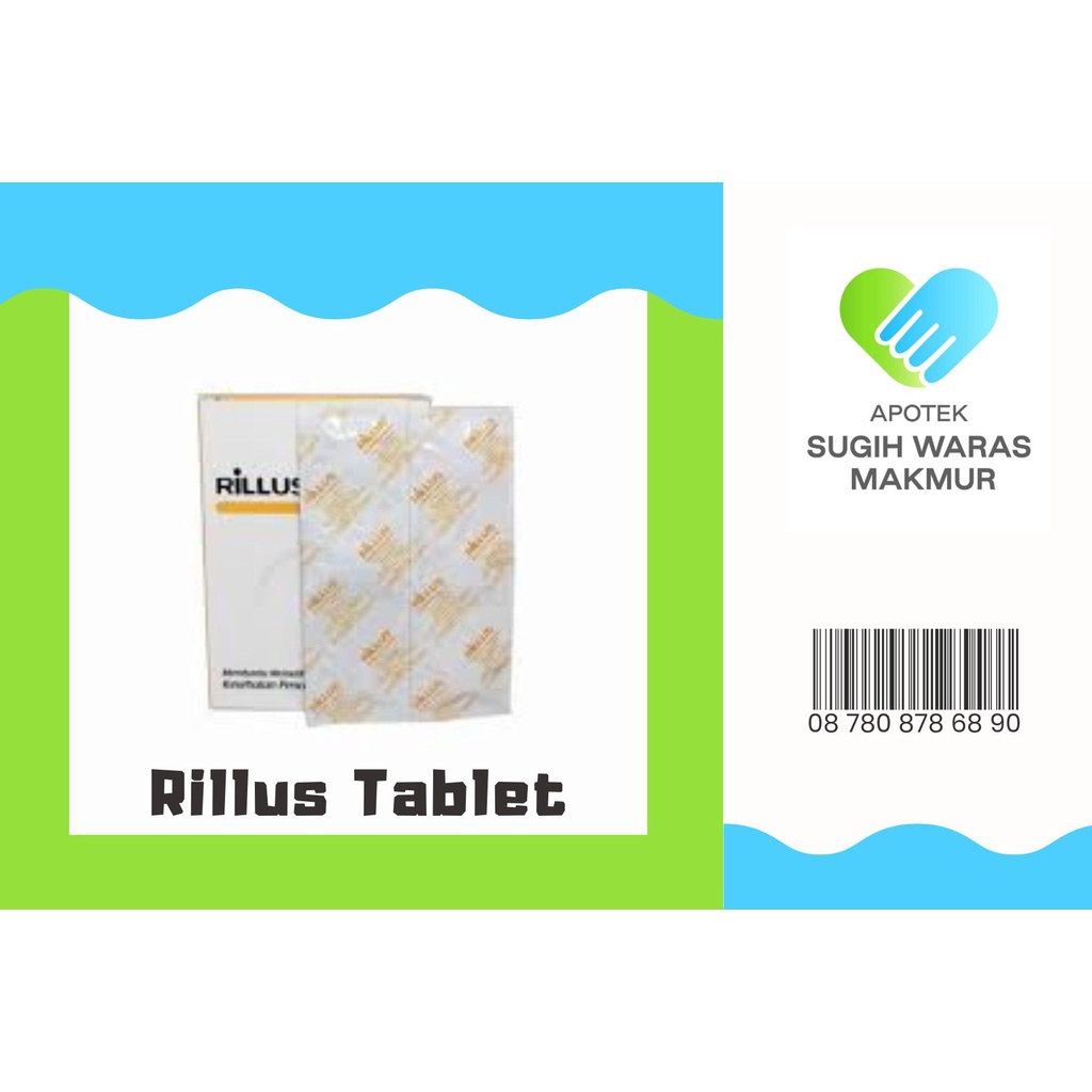 RILLUS STRIP 6 TABLET