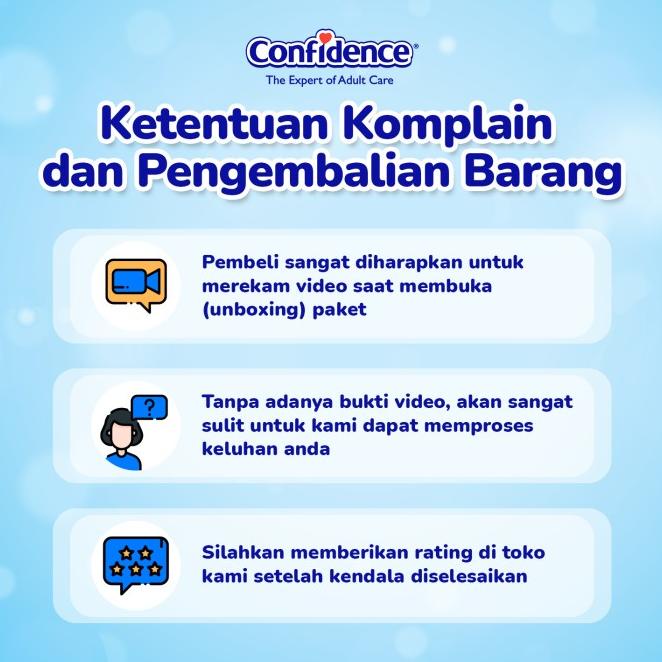 Confidence Popok Celana E-Pack Heavy Flow M 60