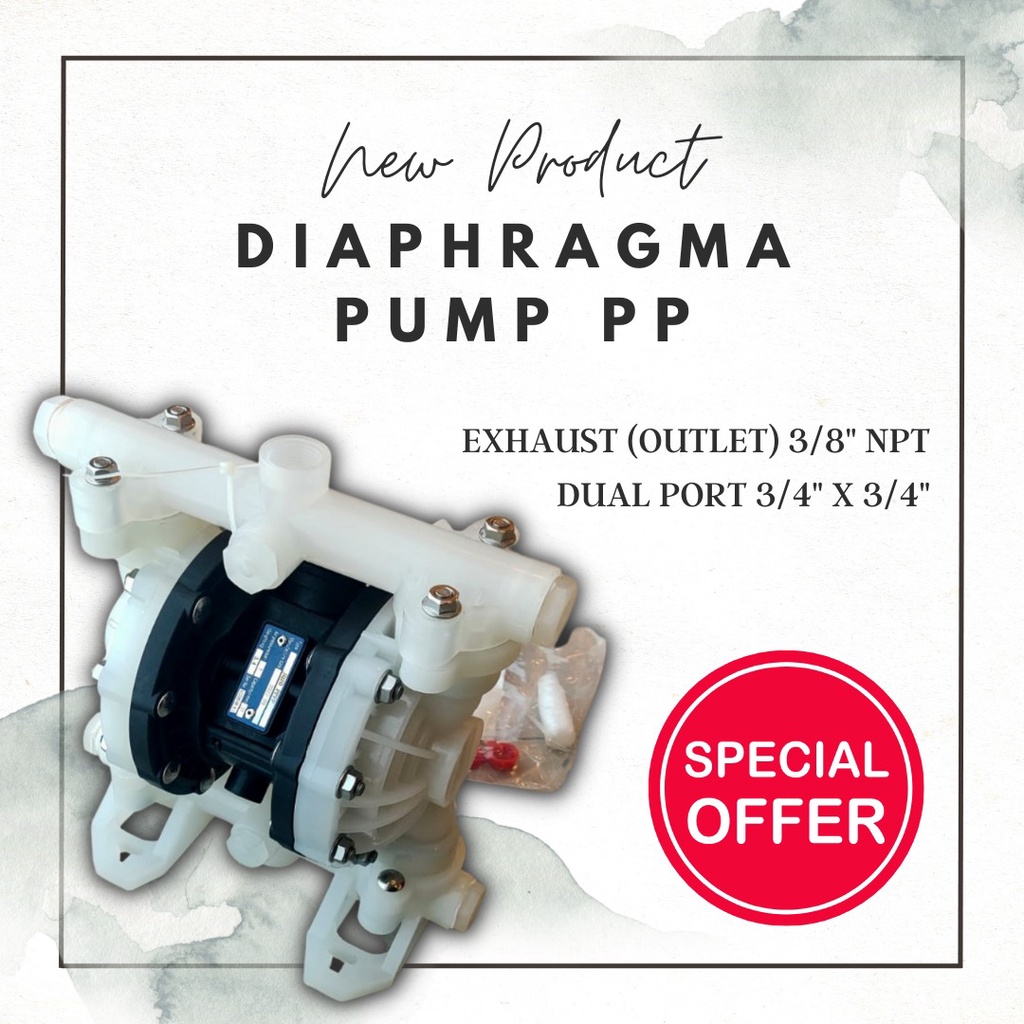 Diaphragm Pump PP - Pompa Diafragma