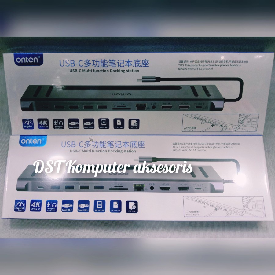 ONTEN USB C MULTI FUNCTION DOCKING STATION OTN-9199