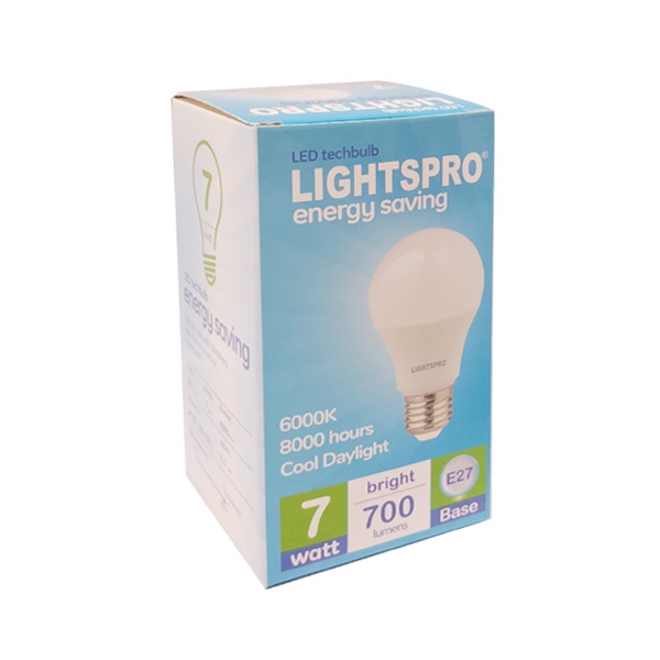 LIGHTSPRO LAMPU LED 7 W MULTIPACK