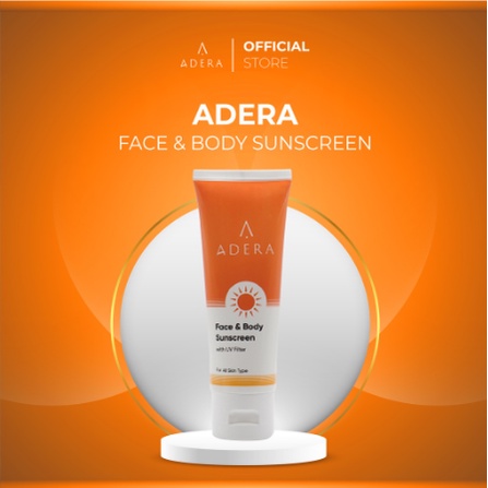 (COD) ADERA SUNSCREEN DAILY FACE & BODY WITH UV FILTER BPOM