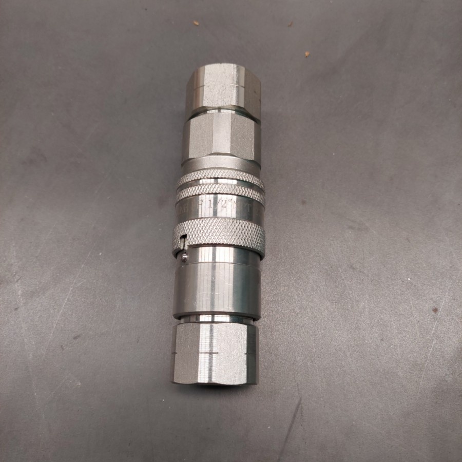 QUICK COPLING FLAT FACE HIDROLIK SIZE 1/2"