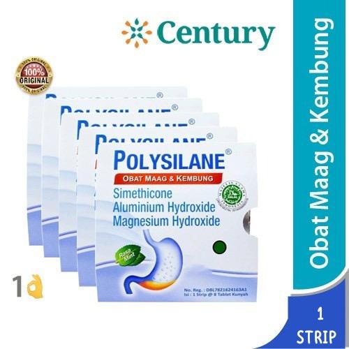 Polysilane Tablet 1 Strip Isi 8 Tablet