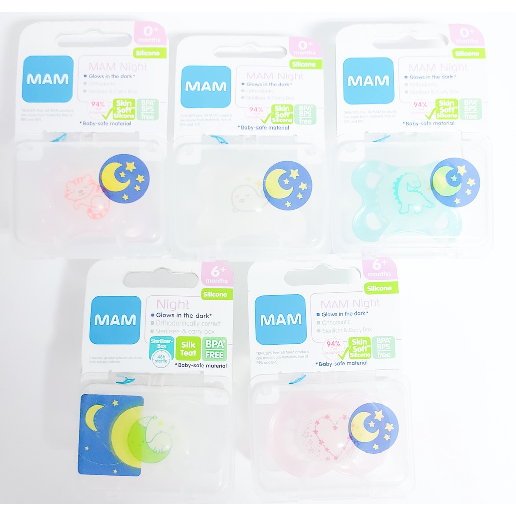 MAM Orthodontic Pacifier Night / Empeng Bayi