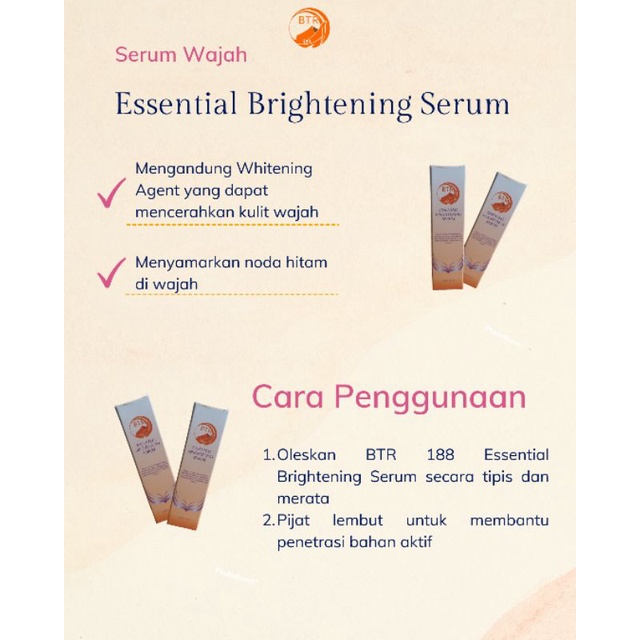 BTR ESSENTIAL BRIGHTENING SERUM