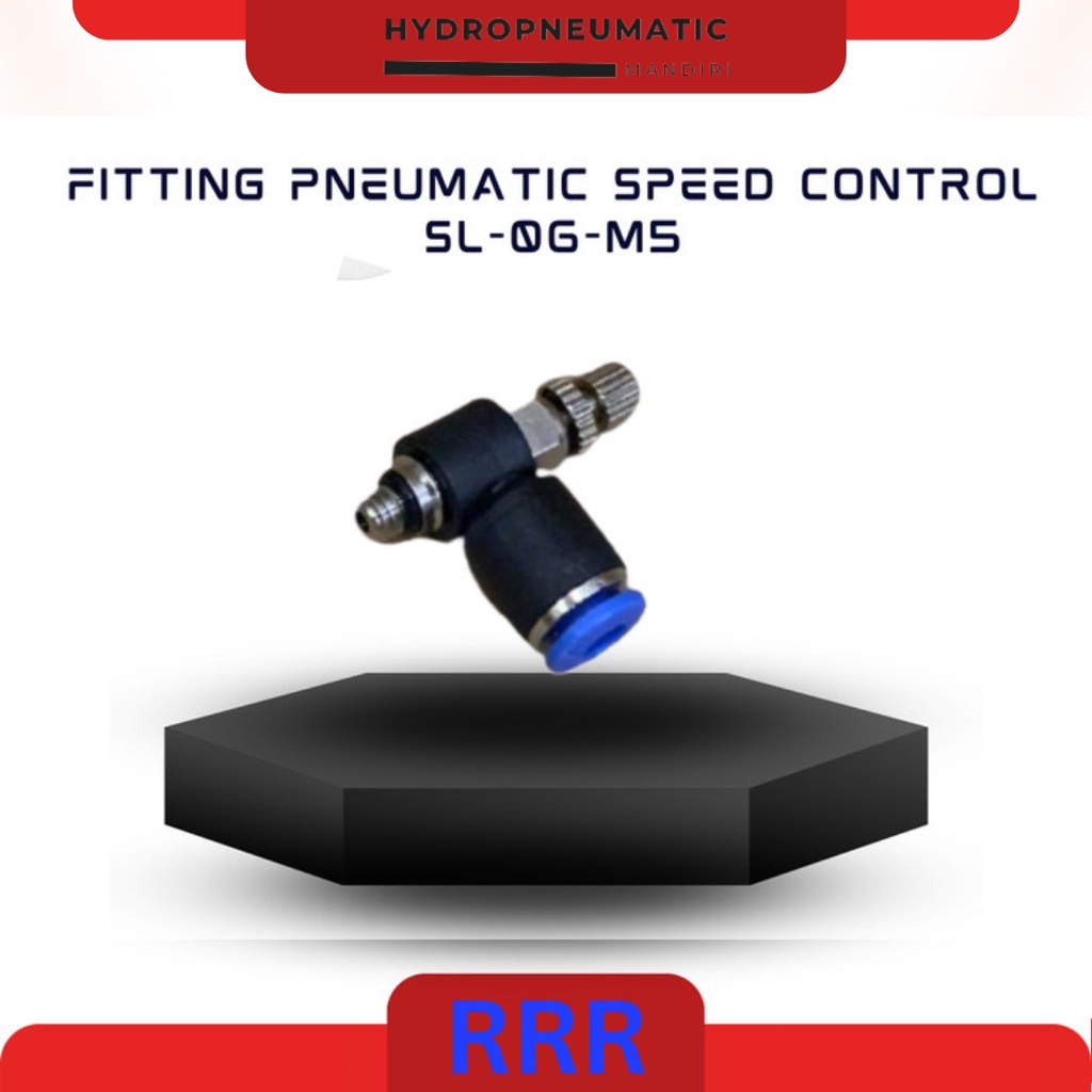 SL-06-M5 FITTING PNEUMATIC SPEED CONTROL SL06-M5