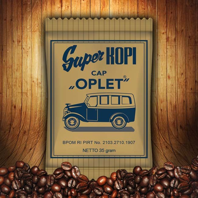 Kopi bubuk cap oplet besar Khas Bogor