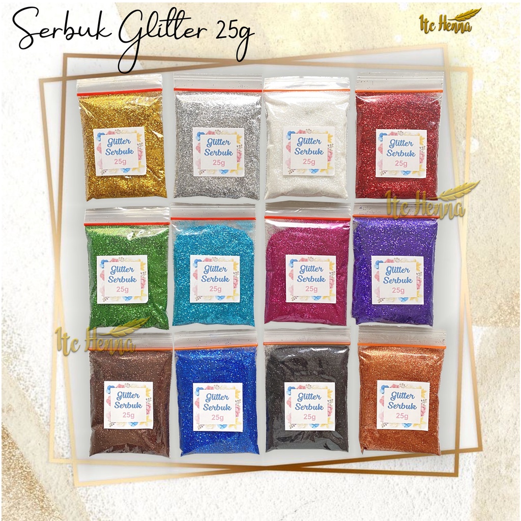 25g Glitter Serbuk Glitter Powder