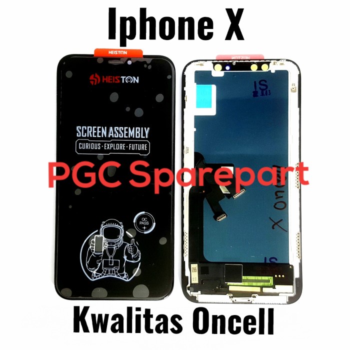 Lcd Lcd Touchscreen Kwalitas Heiston Fullset Iphone X