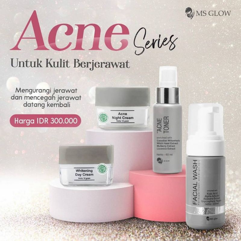 ms glow acne series