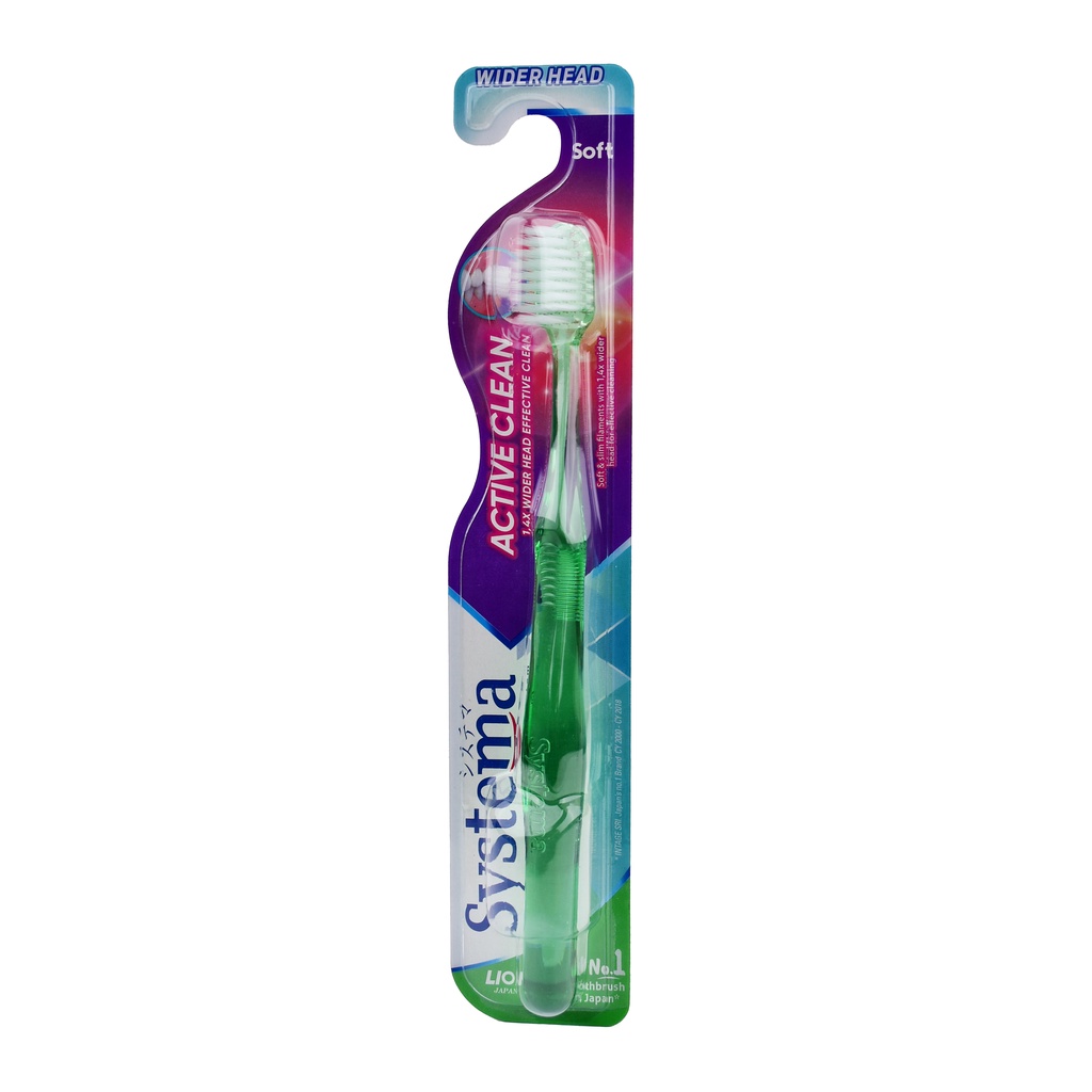 SIKAT GIGI SYSTEMA TOOTHBRUSH ACTIVE CLEAN SOFT