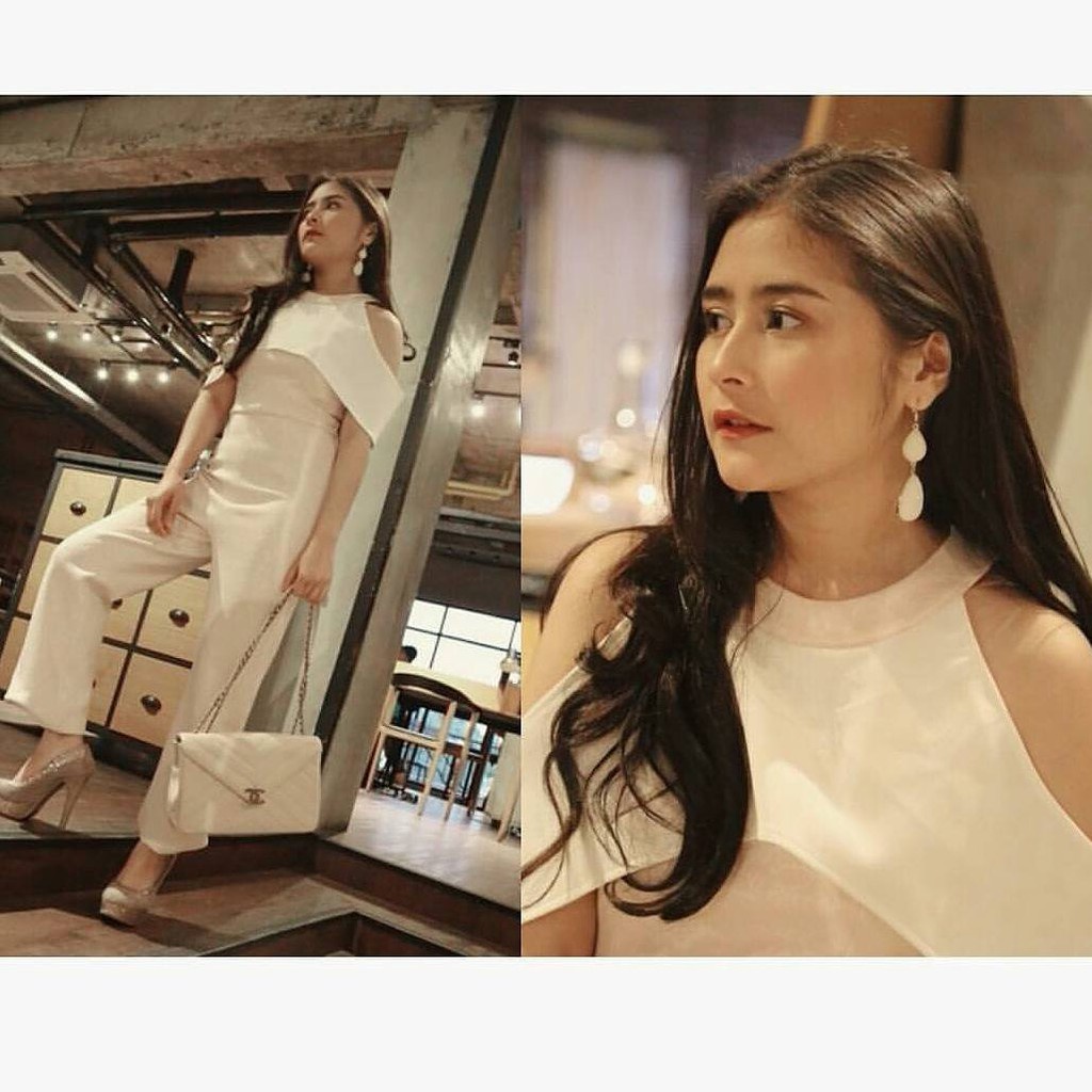 Jumpsuit Scuba Putih