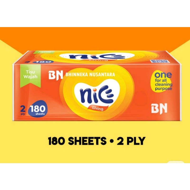 Tisu Nice 180 Sheets isi 4pack