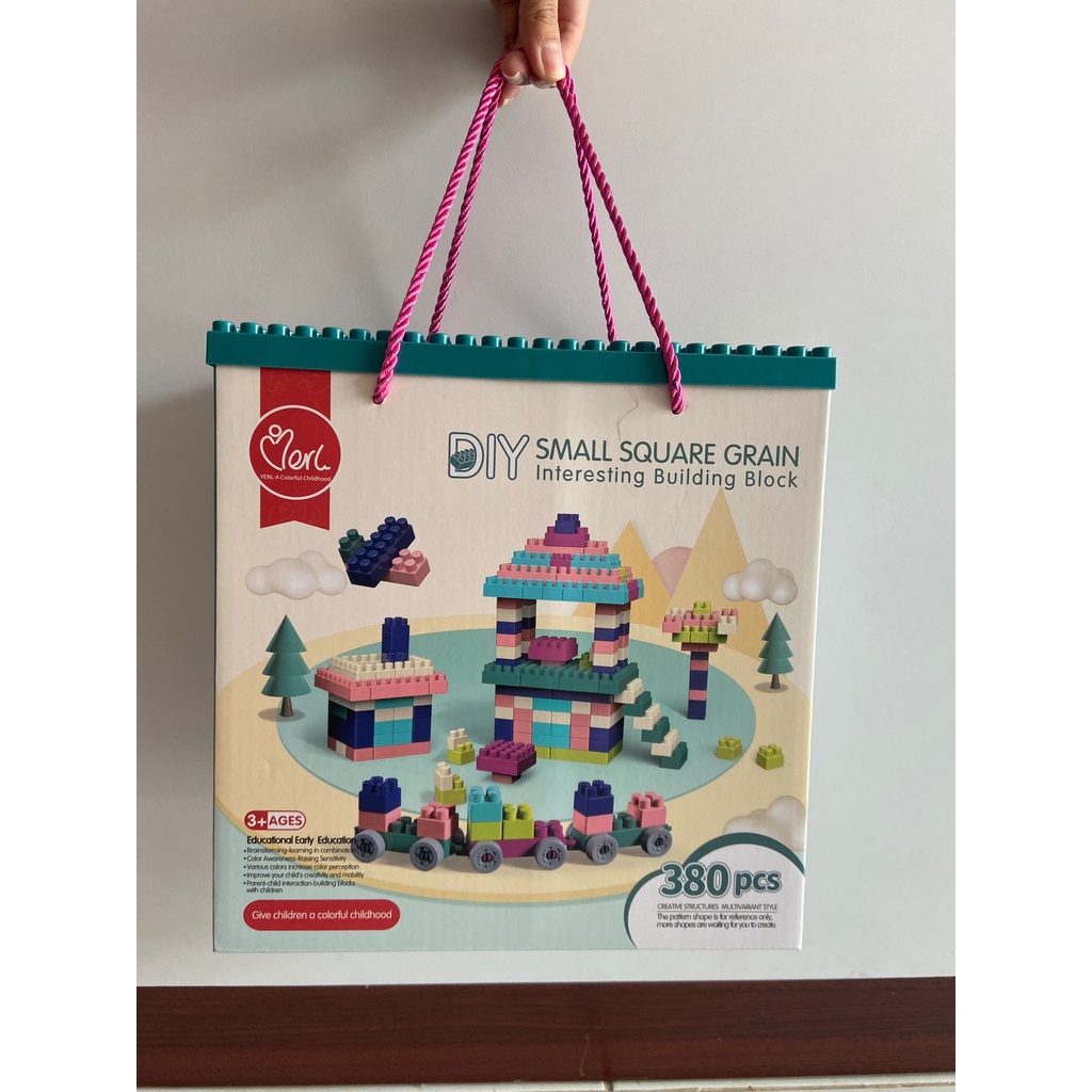DIY small square grain interesting building block