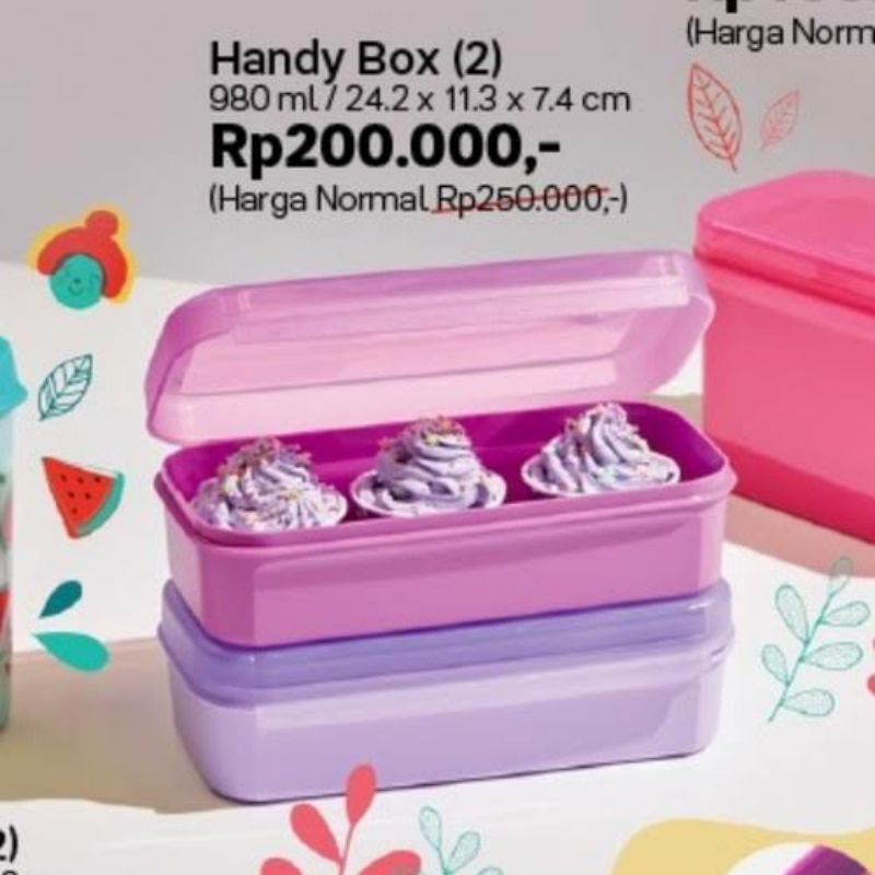 kotak penyimpanan tupperware