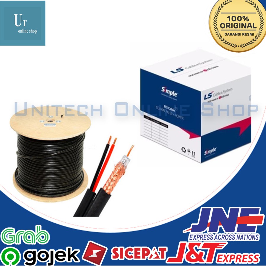 KABEL CCTV LS RG6 + POWER 300 METER