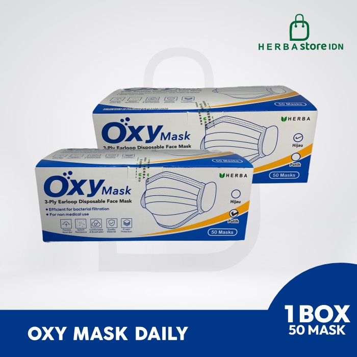 Herba Oxy Mask - Daily (50 Pcs)