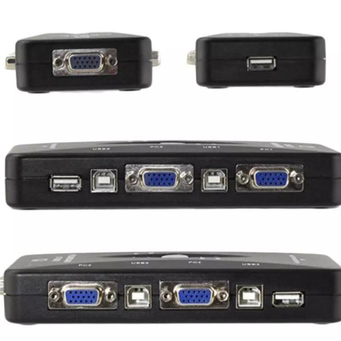 Kvm Switch 4 Port Usb 2.0 [Cod]
