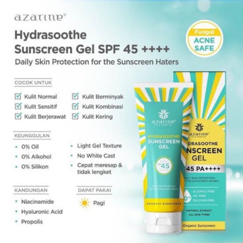 sunscreen azarine