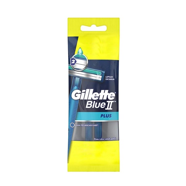 GILLETTE BLU II PLUS ULTRAGRIP ISI 2 PCS