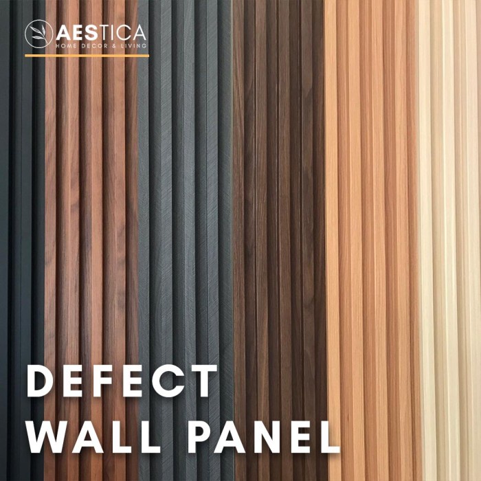 DEFECT WPC WALL PANEL | DEKORASI DINDING | AESTICA
